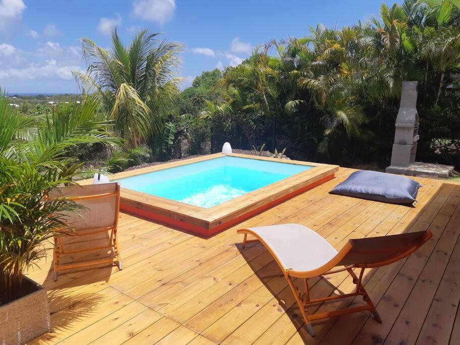 Ti Coin Relax Bungalow Vue Mer Piscine Privee Saint-Francois  Exterior foto