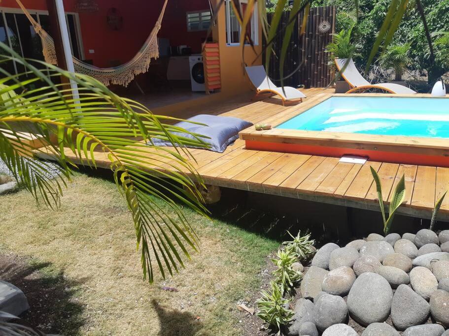 Ti Coin Relax Bungalow Vue Mer Piscine Privee Saint-Francois  Exterior foto
