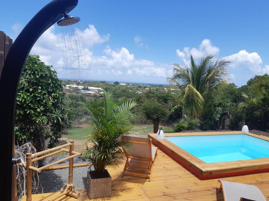 Ti Coin Relax Bungalow Vue Mer Piscine Privee Saint-Francois  Exterior foto