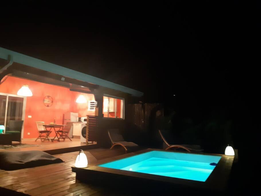 Ti Coin Relax Bungalow Vue Mer Piscine Privee Saint-Francois  Exterior foto