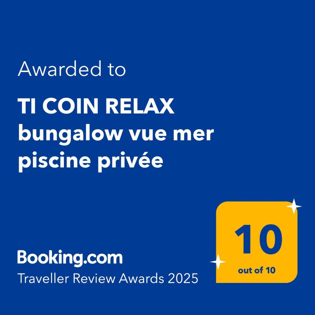 Ti Coin Relax Bungalow Vue Mer Piscine Privee Saint-Francois  Exterior foto
